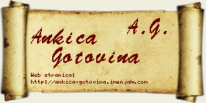 Ankica Gotovina vizit kartica